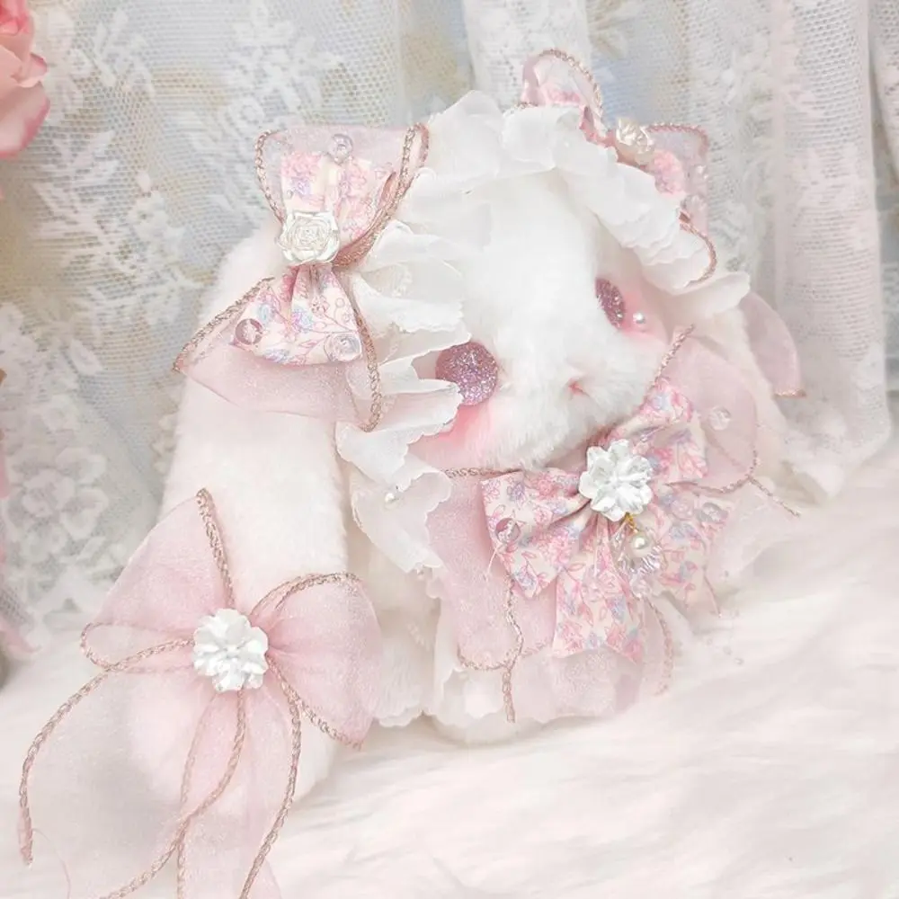 Kawaii Bunny Plush Bag Lolita Sweet Shoulder Bag Princess Long-eared Rabbit Crossbody Bags