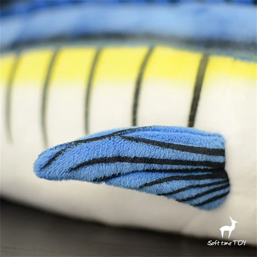 Marlin Fish Plush Toy High Fidelity Sailfish Plushie Blue Marlin Peluche Lifelike Stuffed Animals Simulation Doll Kawai Toy Gift 5