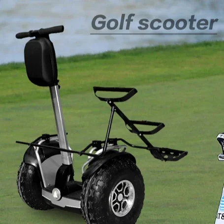 Smart Scooter Electric Chariot with Golf Bag Holder