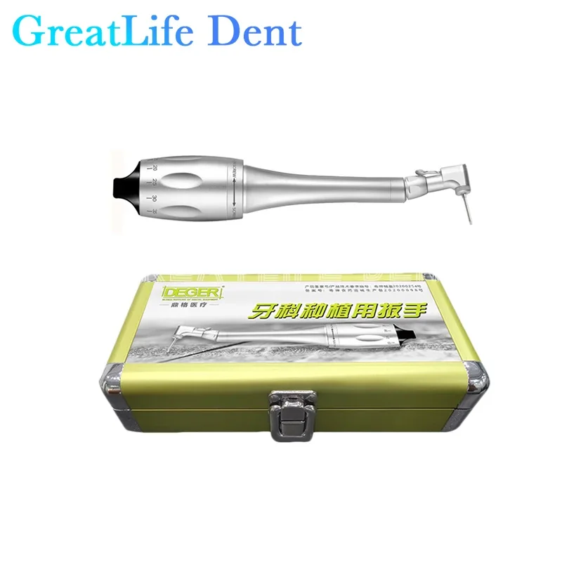 GreatLife 덴트 치과 장비, 핸드피스 수술 지대치 도구 드라이버, 치과 임플란트 토크 렌치, 12 나사