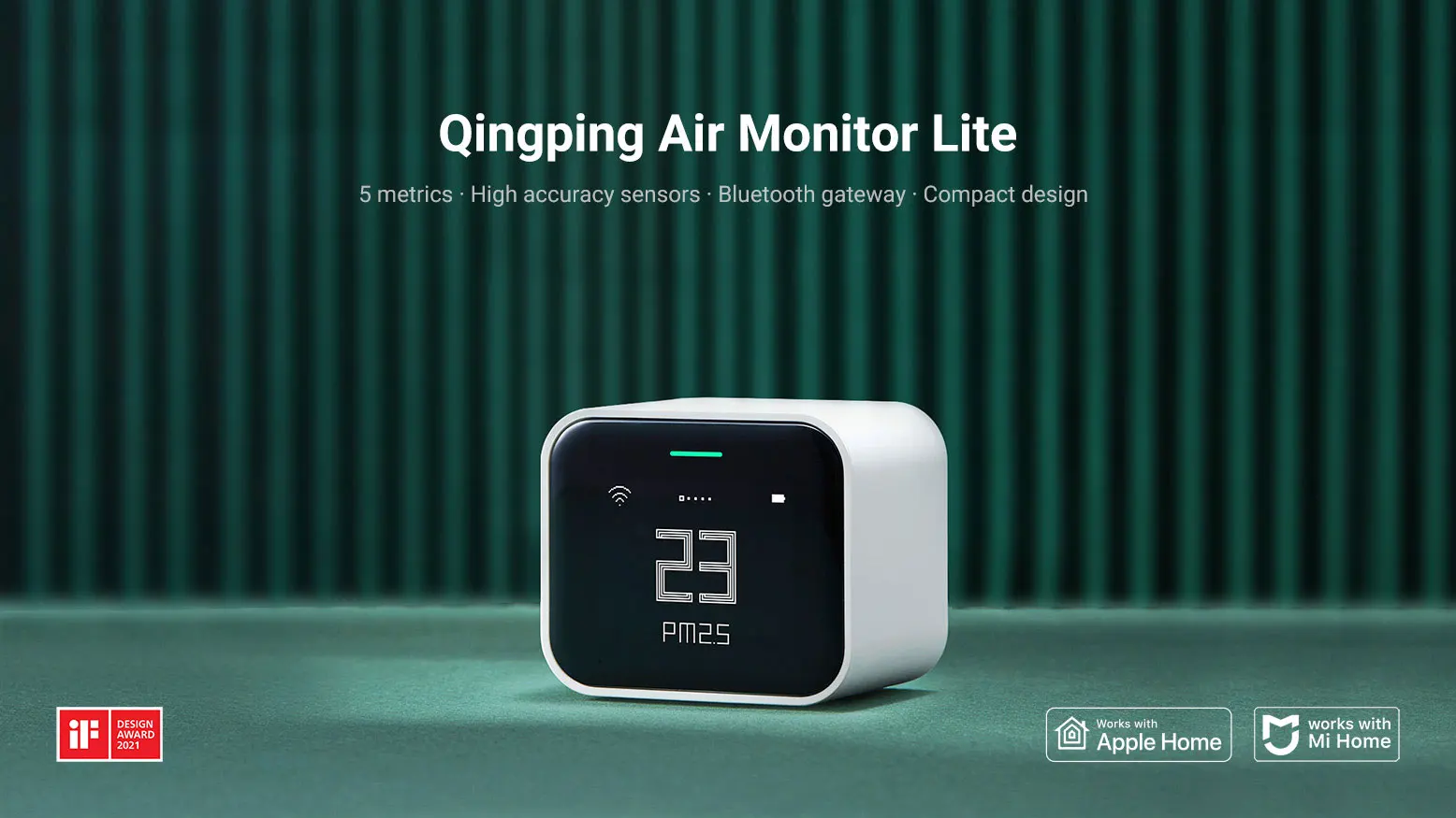 Air Detector Lite CO2 PM2.5 PM10 Temperature Humidity Monitor Touch Screen Work