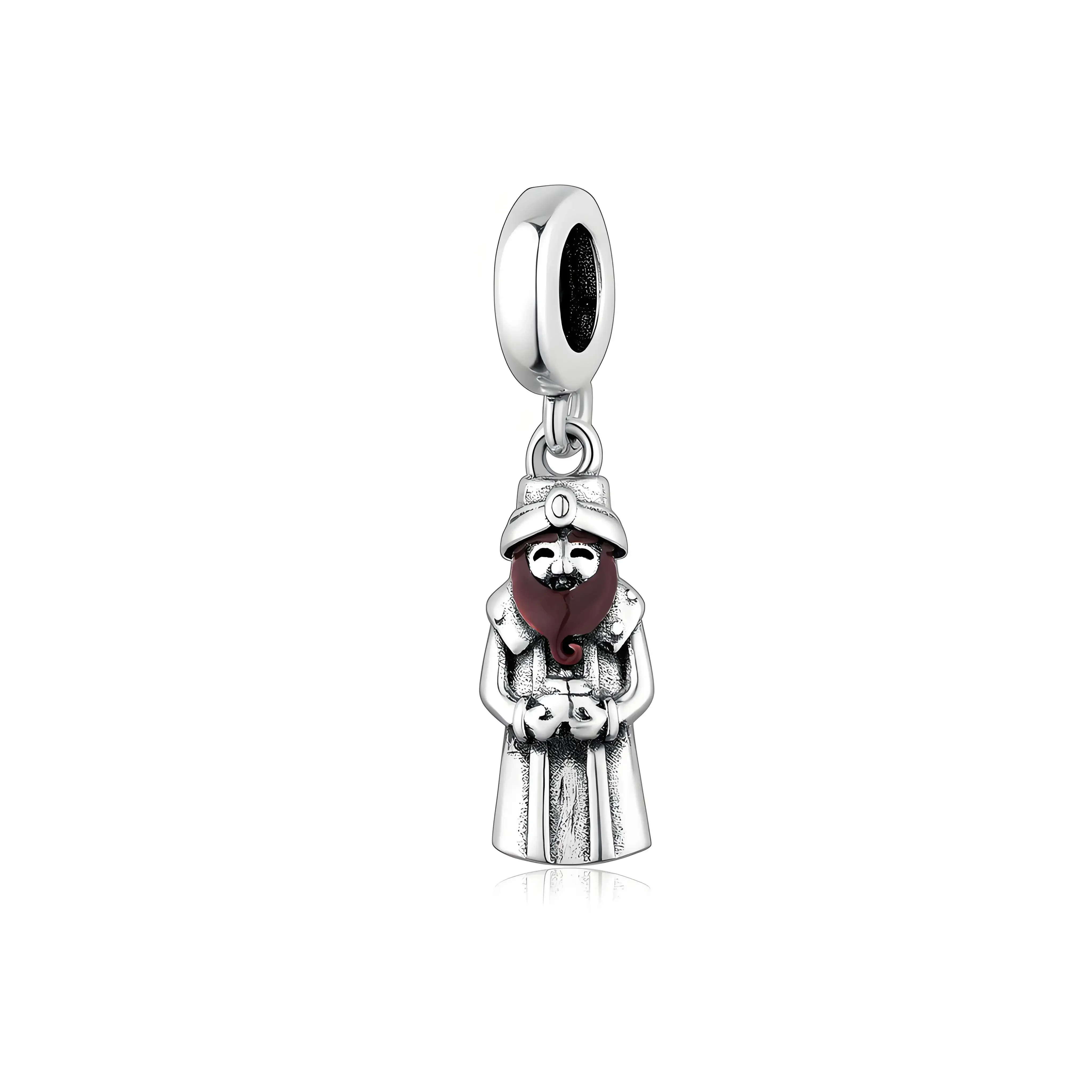 Fit Original Pan Charm Bracelet 925 Silver Mexico Doll Fighter Star Pinata Baby Jusus Sugar Skull Mariachi Lama Guard Bead DIY 2