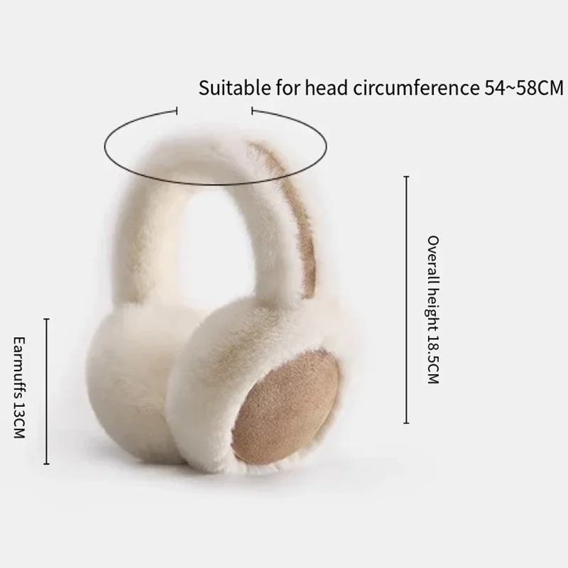 Korea Suede Warm Ear Muffs Ladies Outdoor Cycling Thickened Cold Ear Muffs Warm Headphones Cold Earplugs Winter Accessories warm earmuffs