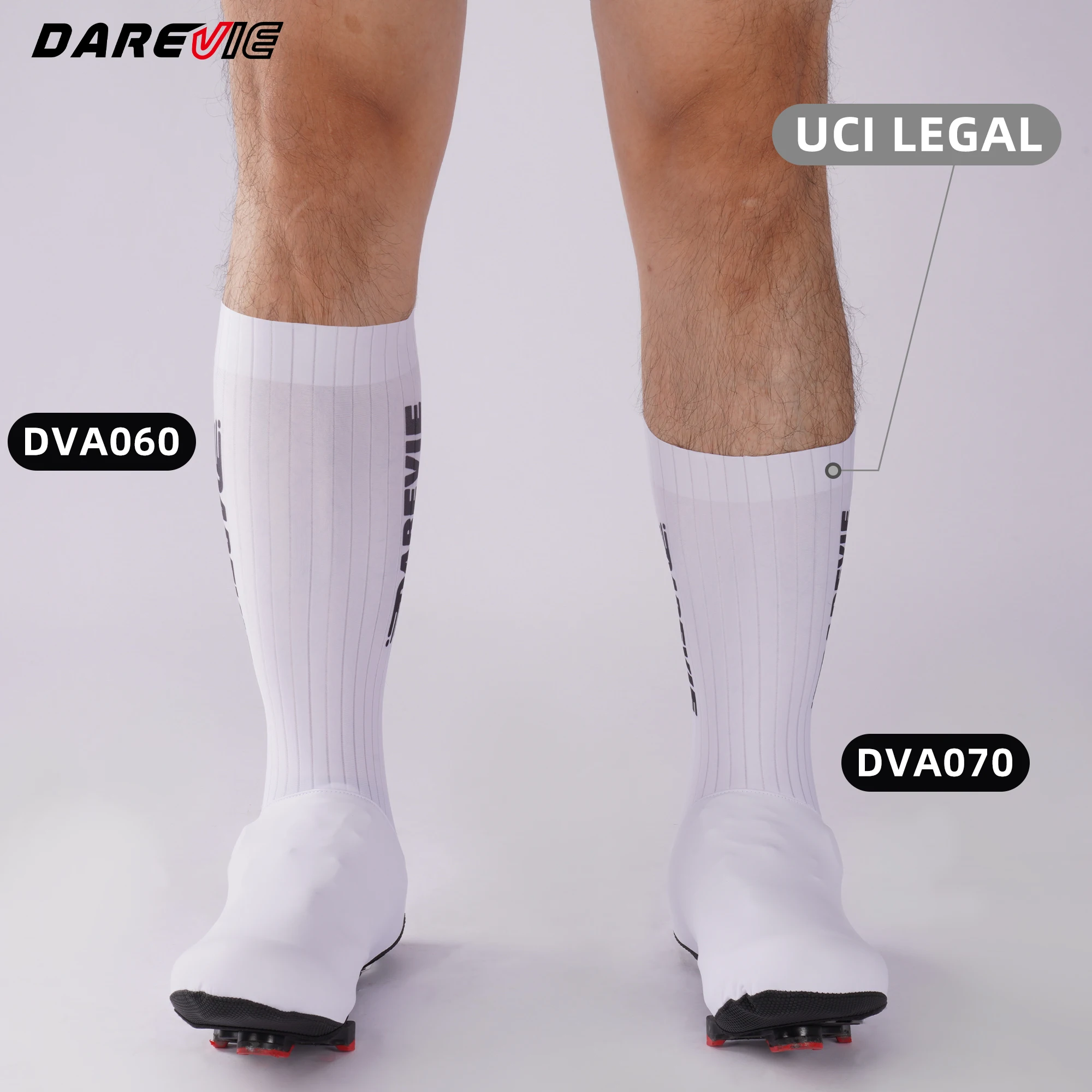 DAREVIE Cycling Shoes Covers Aero High Speed Anti Slip UCI Length Race Level Sneakers Cover Rainproof Windproof Shoe Protector