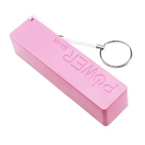 DIY USB Power Bank Case Kit 18650 Battery Charger Box Shell With Key Chain Black White Blue Pink Yellow Green For Arduino