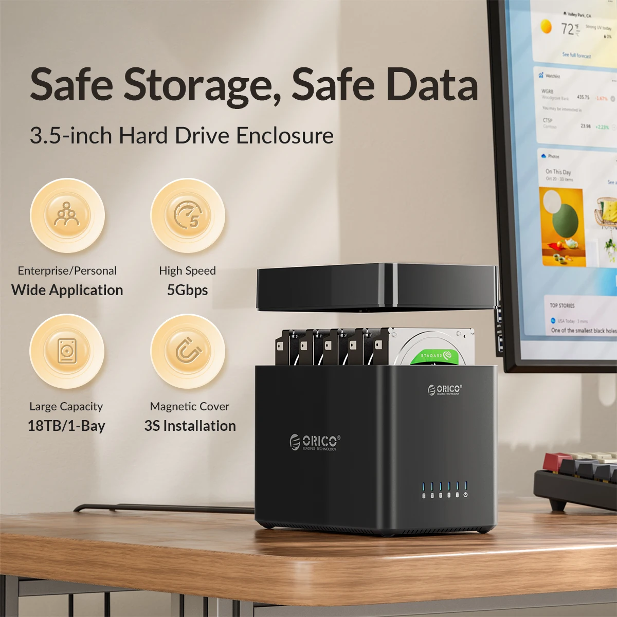 ORICO DS Series Bay inch USB Hard Drive Enclosure