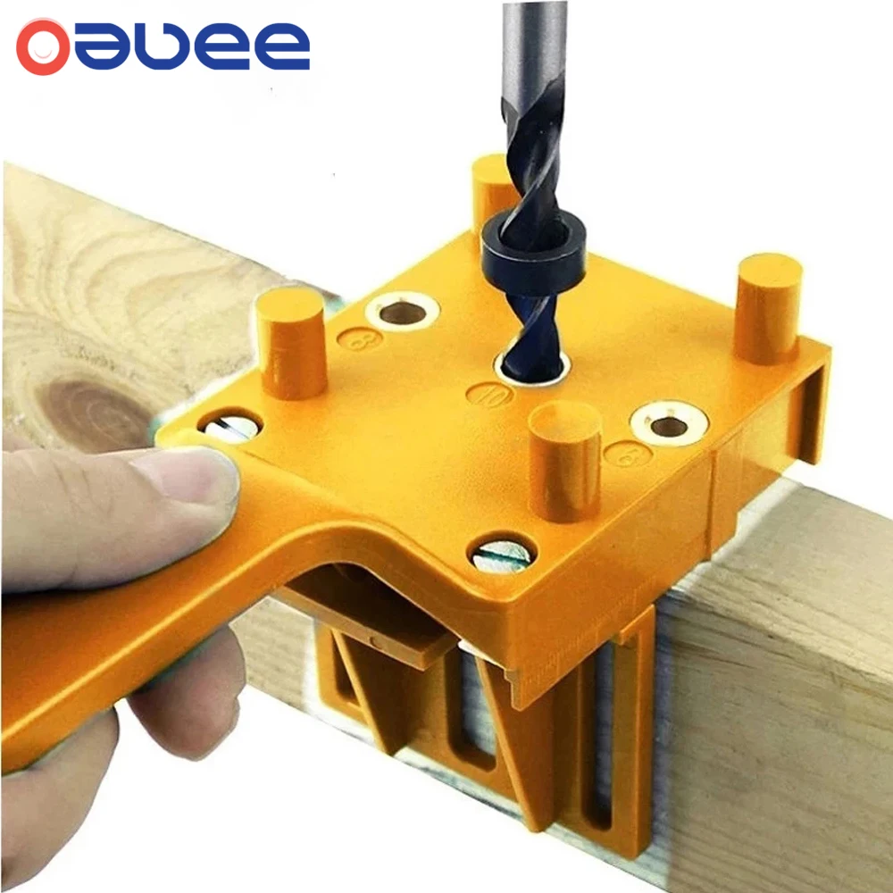 Quick Wood Doweling Jig Plastic ABS Handheld Pocket Hole Jig System 6/8