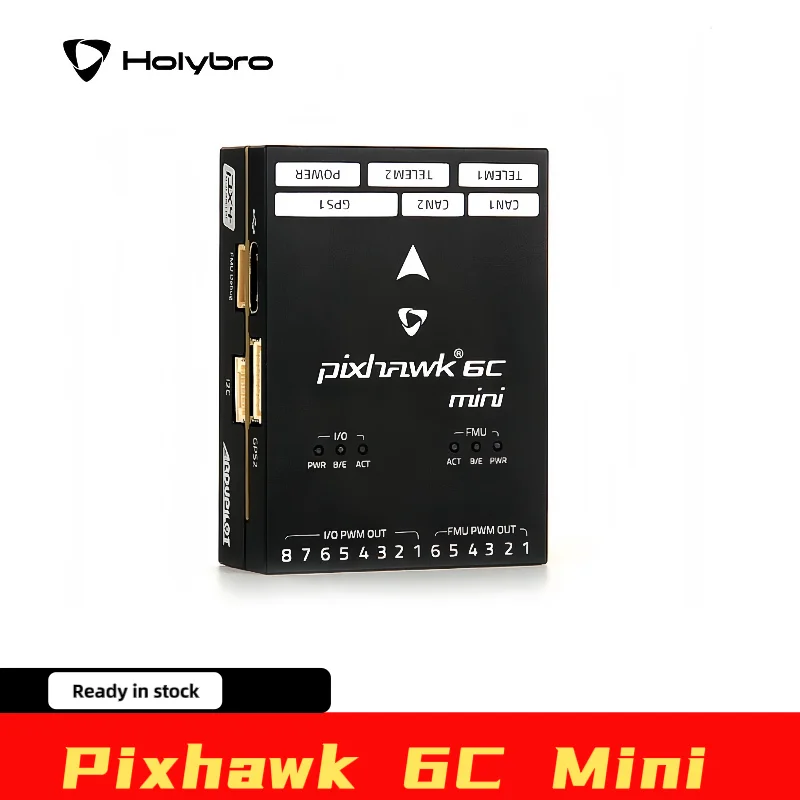 Holybro Pixhawk 6C 미니 비행 컨트롤러 Stm32h743 (PM02 V3 12s / PM06 14s 전원 모듈 및 M9n / M10 GPS 포함) RC FPV 드론용