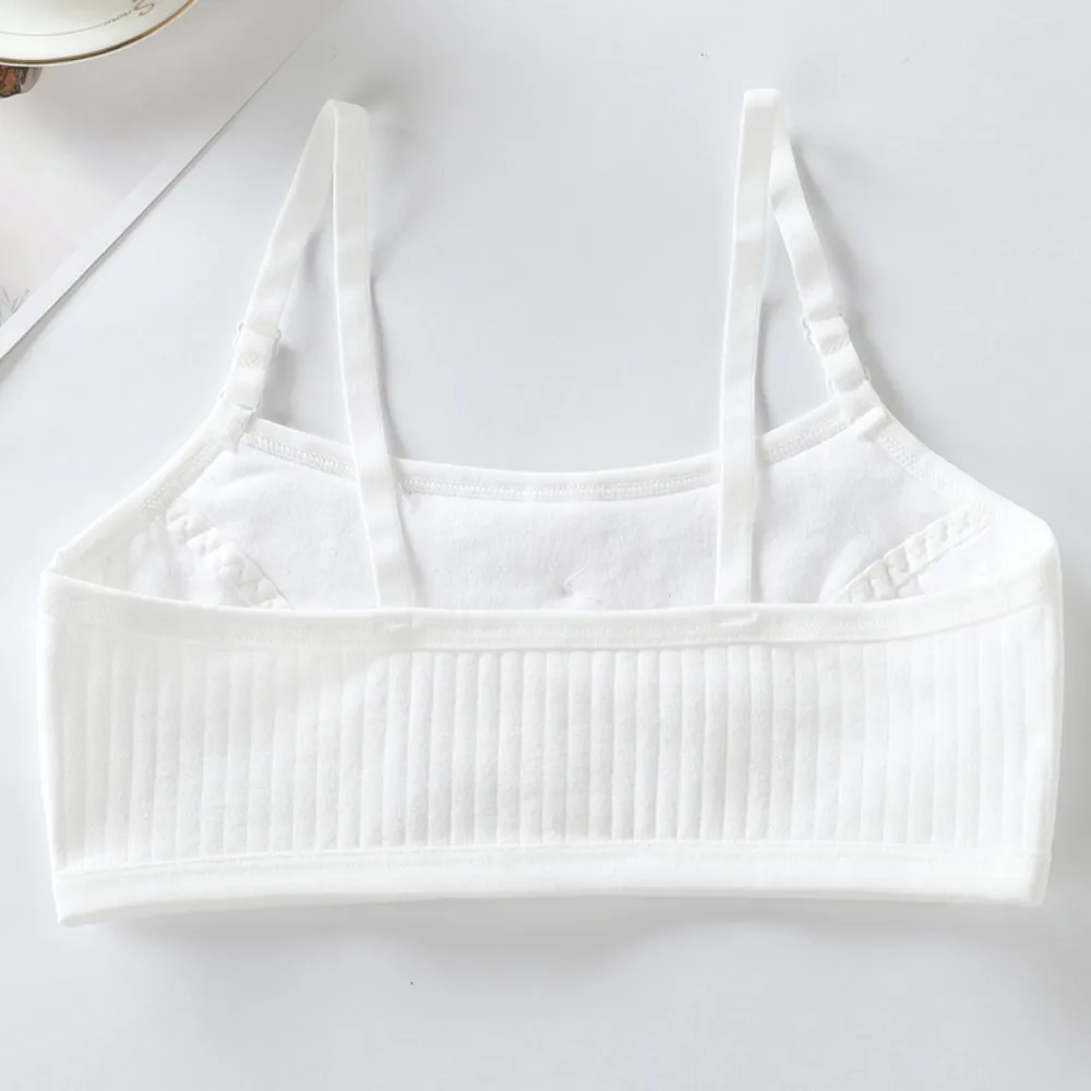 

Cotton Girls Underwear Comfort Soft Thin No Steel Ring Bras Teenager Training Bra