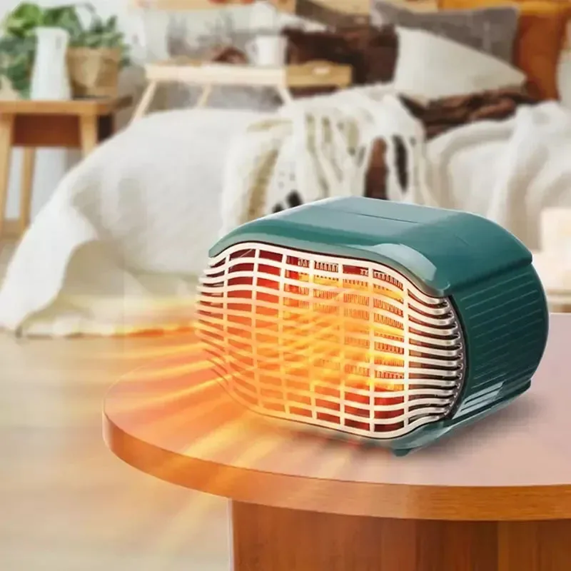 

Mini Ceramic Fan Heater 400W/800W Portable Electric Heater With 2 Modes Overheating Protection Fan Heater For Bathroom Office