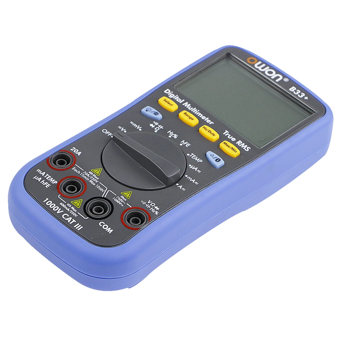 For OWON B33+ Bluetooth DMM Autoranging-for AC/DC Voltage, Current
