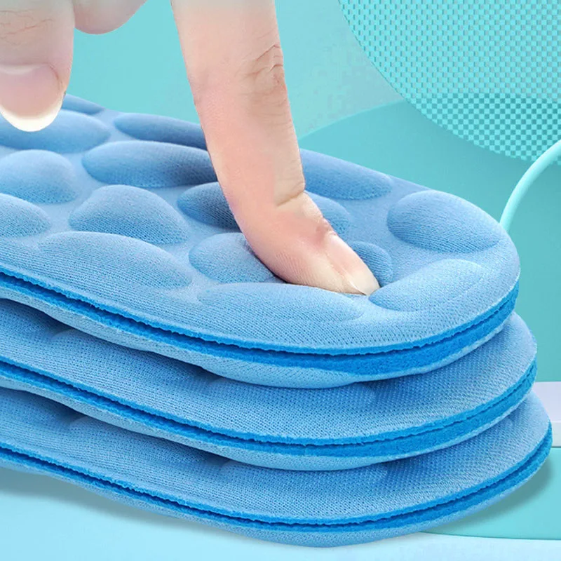 2/4pcs měkké masáž paměť pěna insoles pro ženy muži sport běžecký boty podrážka prodyšné polštářek vycpávky nohou ortopedické insoles