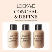 Liquid Concealer Foundation Cream Makeup Waterproof Lasting Full Coverage Acne Spot Scars Dark Circles Face Base Cosmetics 1