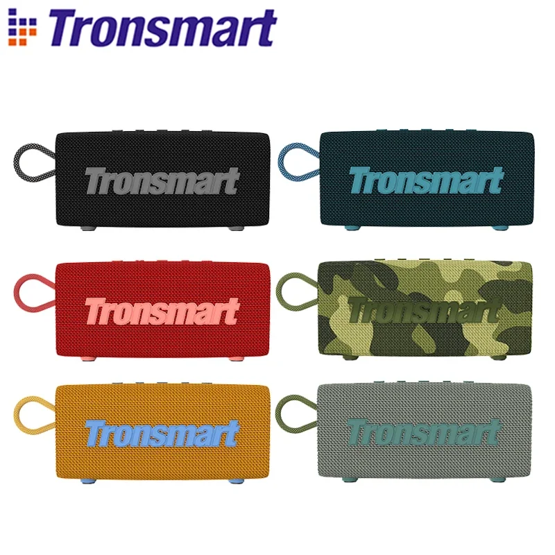 Tronsmart Trip Głośnik Bluetooth 5.3 Podwójny sterownik Przenośny głośnik z wodoodpornością IPX7, prawdziwe bezprzewodowe stereo do użytku na zewnątrz - AliExpress 44