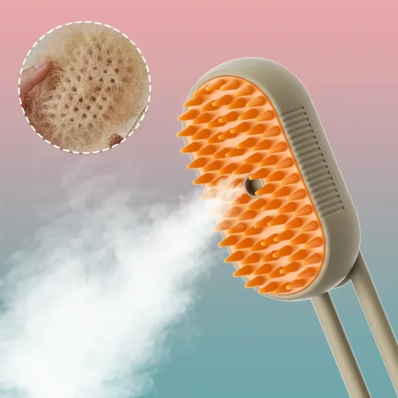 3-in-1 Pet Steam Brush 1