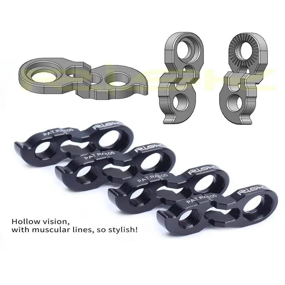 Convertor Extension Hooks Adapter Bicycle Rear Extender Bicycle Rear Derailleur Hanger Extension Hanger Tail Hook Extender