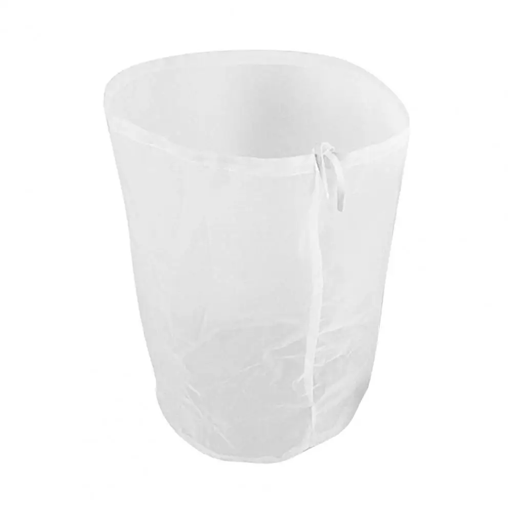 Filter Bag Drawstring Design Heat-Resistant Fabric Beer Homebrew Filter Bag Wine DIY Tools Party Supplies