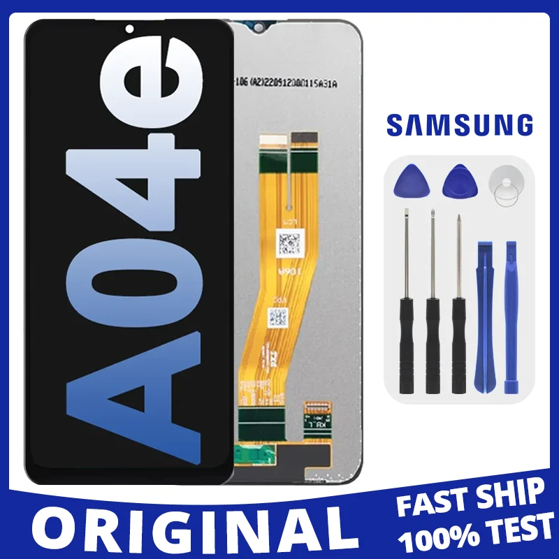 

6.5" Original For Samsung Galaxy A04e A042F A042F/DSN A042M Lcd Display Touch Screen Replacement Digitizer Assembly