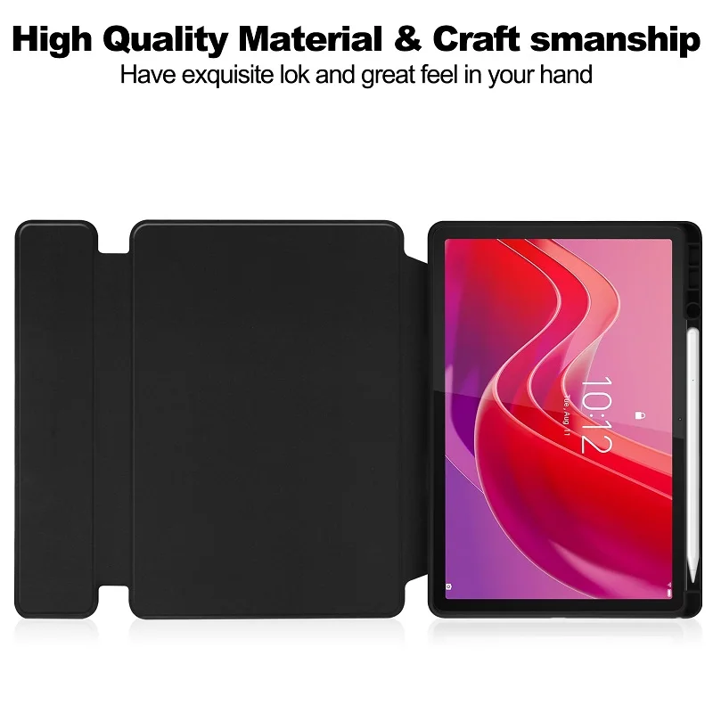 Smart Wireless Keyboard Cover with Pencil Holder and Stand