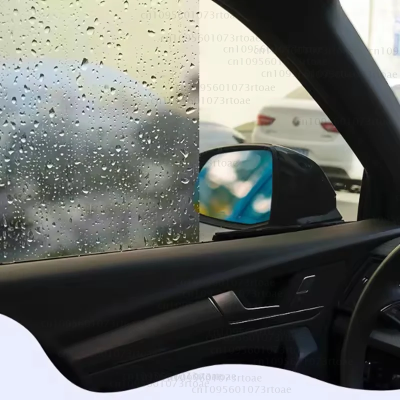 Universal Car Side Window Cleaner - Dual-Use Auto/Home Glass Wiper Tool, Streak-Free Water Mist Removal & Blade Care Accessory