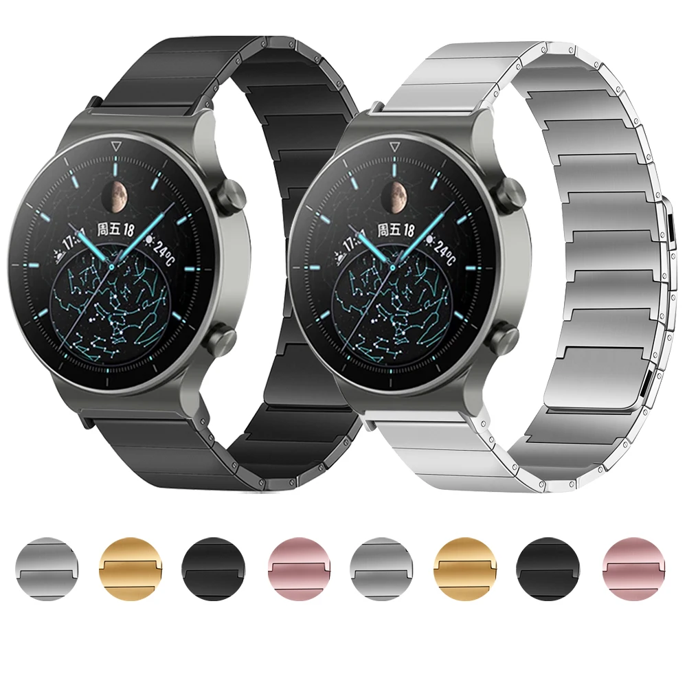 

Magnetic Loop Wrist Strap For HUAWEI WATCH GT 2 46mm 42mm Band Bracelet 44mm 40mm HONOR Magic 20MM 22MM Metal Bracelet Watchband