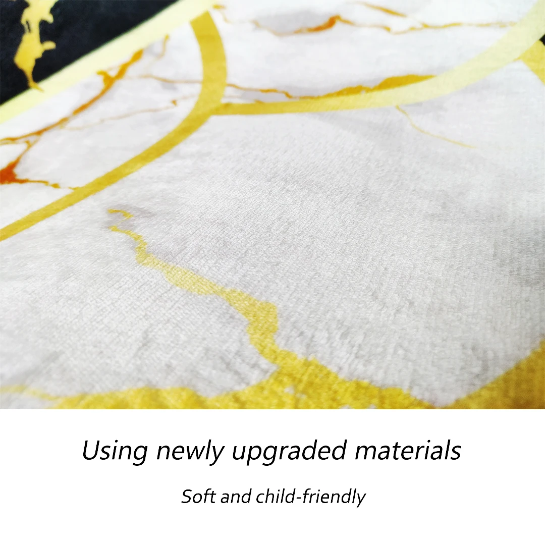 Luxury Gold Area Rug 6