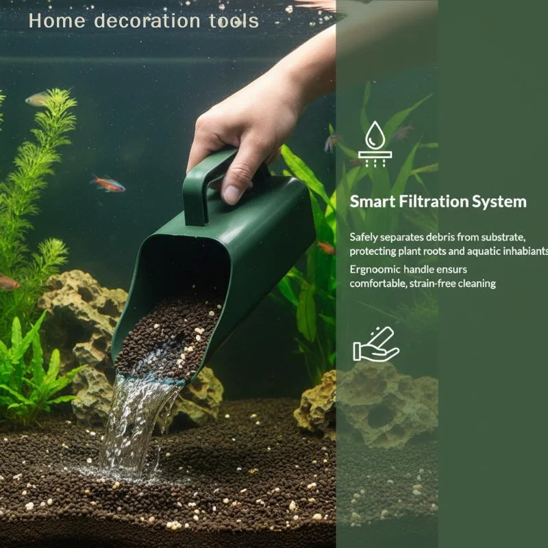 휴대용 정원용 흙삽 1개 플라스틱 삽과 메쉬 체망 필터로 빠른 흙 선별 가능