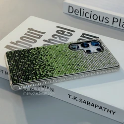 Luxury Bling Full Shiny Diamond Glitter Phone Case Cover - Samsung S22Plus (Green)