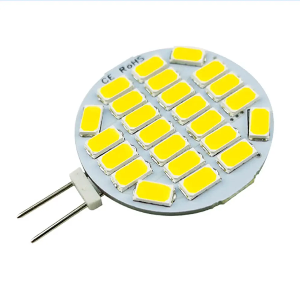 

G4 24leds SMD LED Bulb Lamp 12-24V AC DC Super Bright Cool White RV Camper Under Cabinet Dome Light DC12V Dimmable