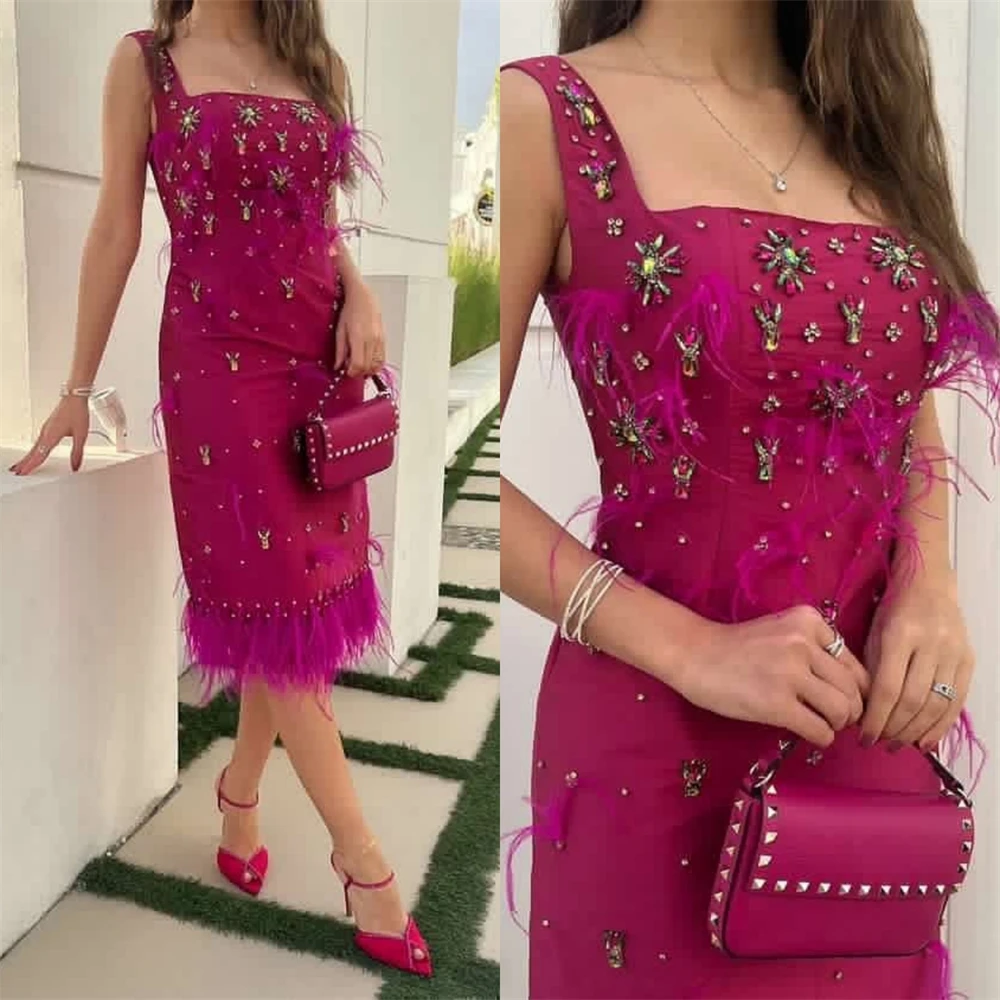 

Prom Dresses Exquisite Spaghetti Sheath Cocktail Sequin Skirts Satin Occasion Evening Gown فساتين نسائيه سهره formal dress