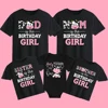 Holy Cow I Am One Family Matching Clothes Baby One Birthday Dad Mom Sis Bro T-shirt  Cute Cow Family Look Outfit Top Baby Romper 1
