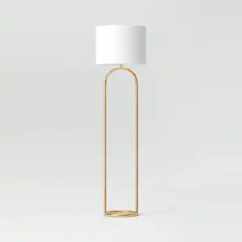 Ring Base Floor Lamp Brass 1