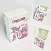 INS White 3 inch Korean Photocard Storage Box Photo Small Card Organizer Storage Case Desk Organizer Box School Stationery 1
