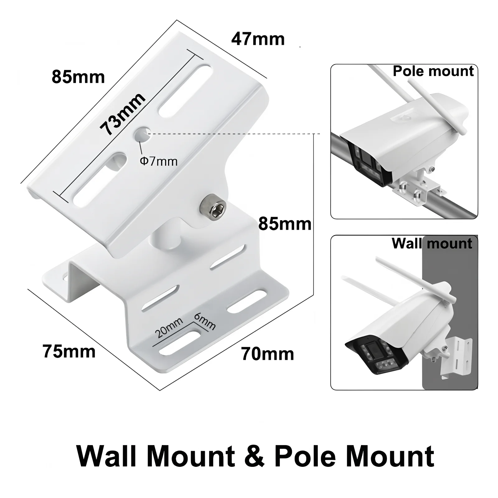 thumbnail image 2 of Outdoor Camera Installation 2-Pack Adjustable Security Camera Wall Mount - Compatible With Arlo, Ring & EufyCam Indoor/Outdoor Use High Waisted Bikini Bottoms 2 of 9