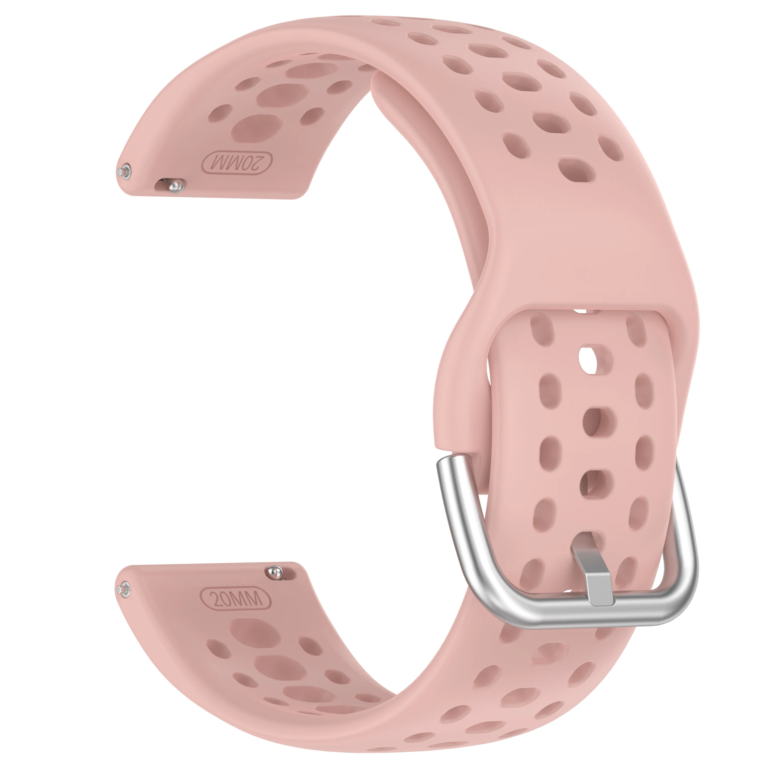 Silicone Sports Strap - 20mm Versatile Watch Band