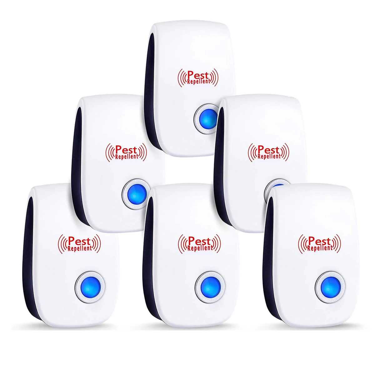 Confezione Da 3/4/6 Repellente Per Zanzare Elettronico Ad Ultrasuoni Topo Scarafaggio Ragno Repellente Per Zanzare Insetticida Domestico