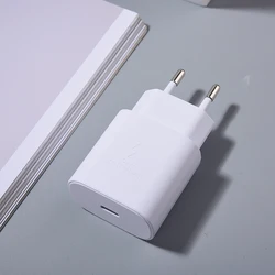 Super Fast Wall Charger with 100CM PD Type C Cable - White EU Charger