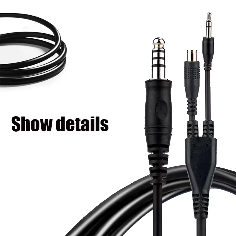 EARMOR Tactical Headset Microphone Kit, Tactical Headset Adapter, Microphone Accessories for EARMOR M31 and M31H, Mark3 4