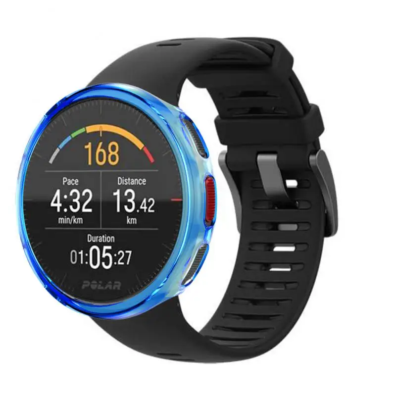 

Мягкий полуплакированный прозрачный защитный чехол рамка для Polar Vantage V/V2 защитный чехол для часов