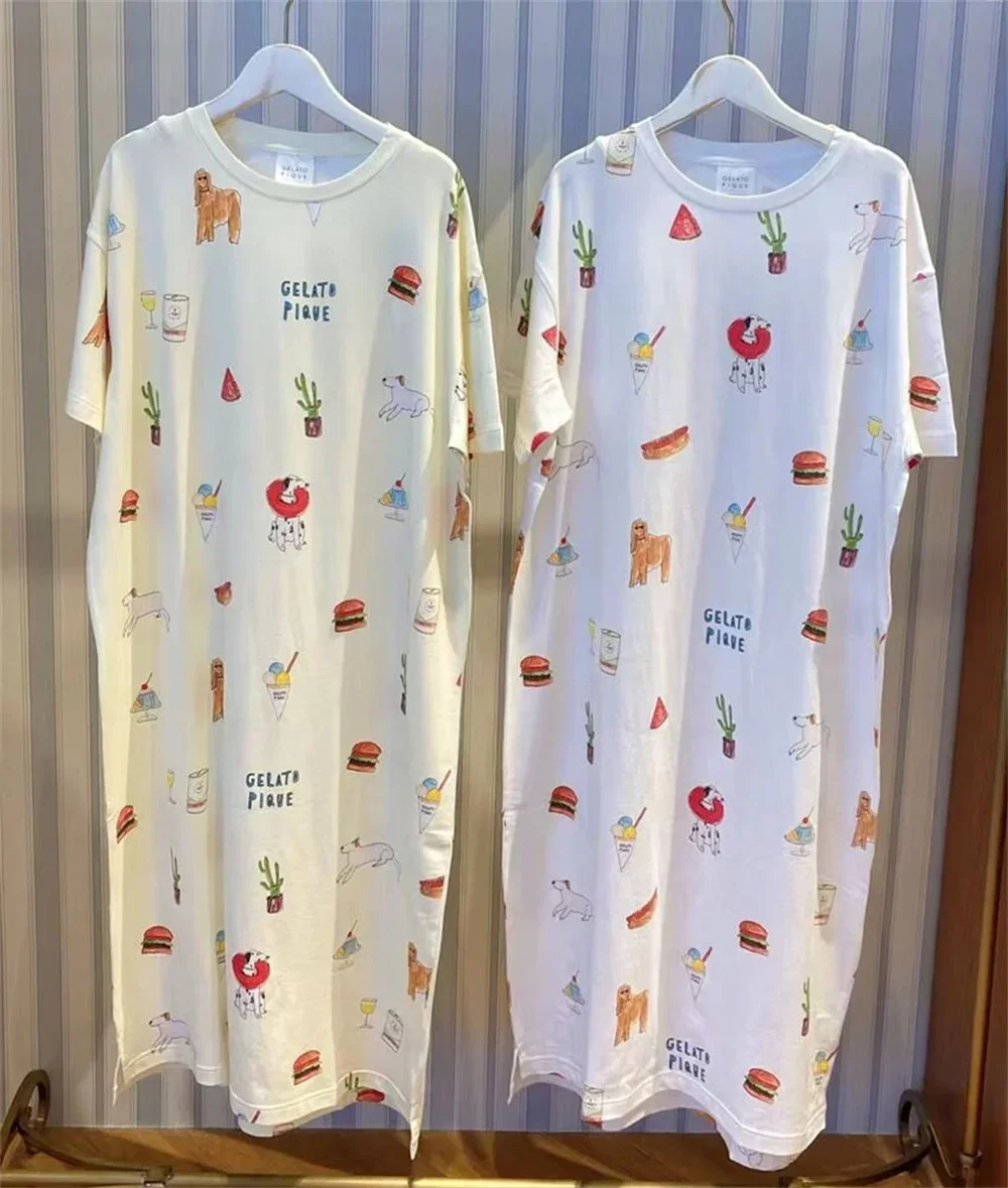 One Piece Ladies Room Wear  Long Maxi Night Gown Night Dress Modal Cotton Sleepwear Night Gown