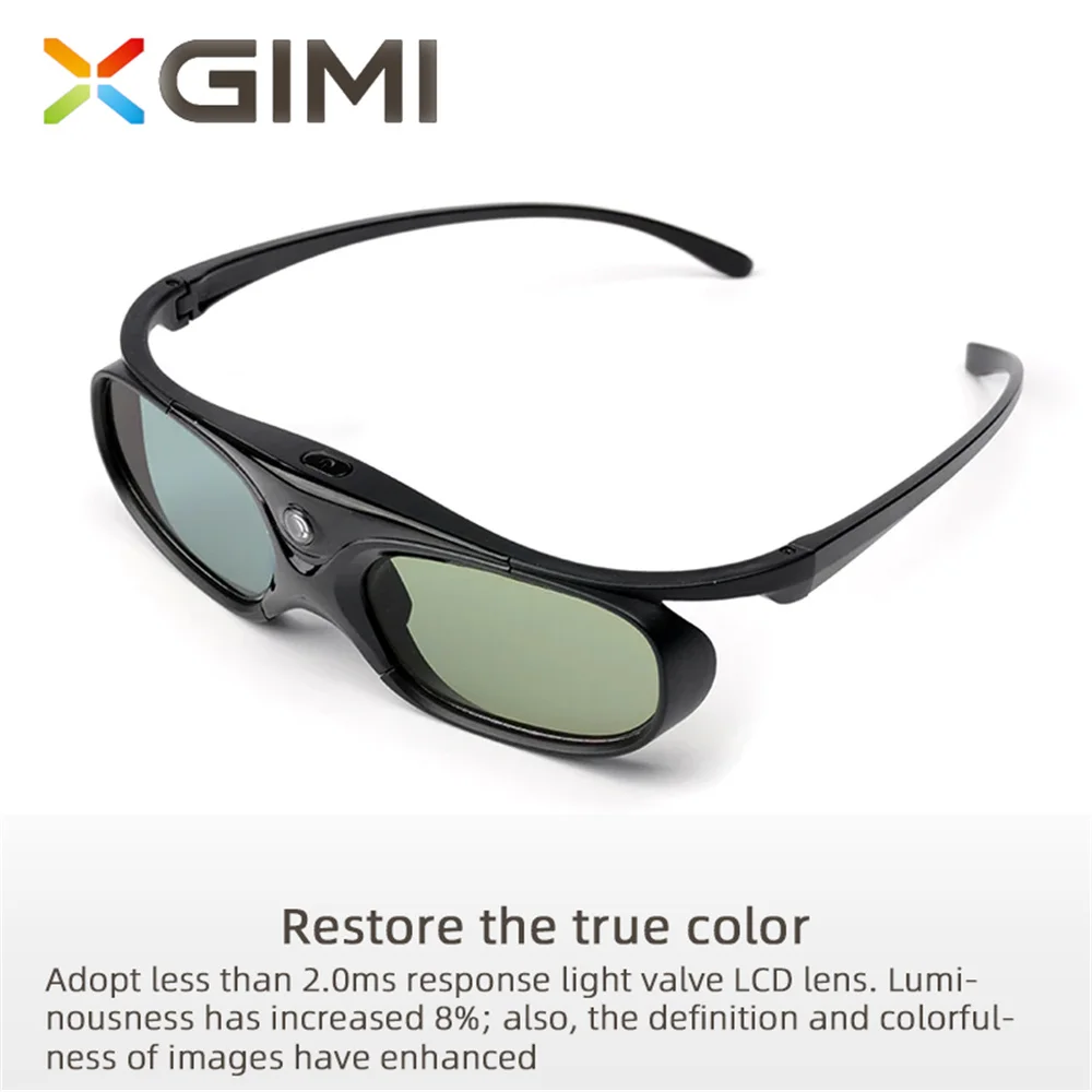 3D Glasses XGIMI Active Shutter 3D Glasses Virtual Reality Glass for XGIMI H6/HORIZON Pro Projectors for Epson Projector Changhong M4000