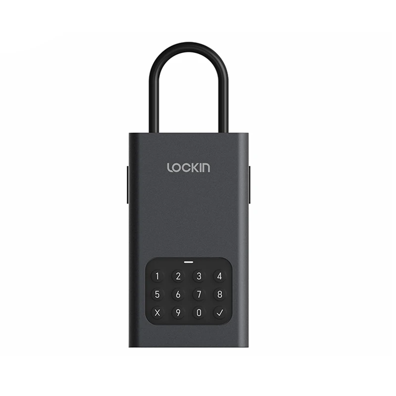 

Lockin Smart Key Storage Lock Box L1 Wireless Password Key Safe Alloy Box IPX5 Waterproof For Tuya APP