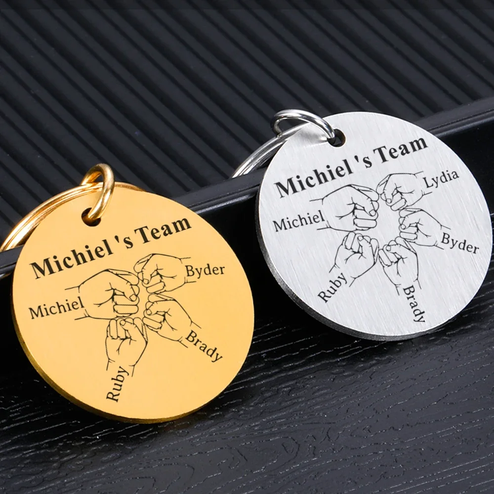 

Office Team Member Personalised Keychain for Boss Leader Employee Coworker Farewell Going Away Birthday Christmas Gifts Ideas