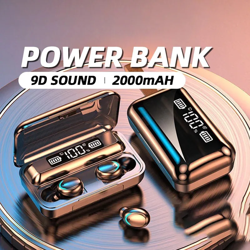 Wireless Waterproof Earbuds Stereo Headphones
