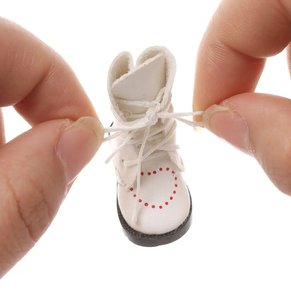 Handmade Children   Accessories Shoes  Boots PU Leather Shoes 1/6