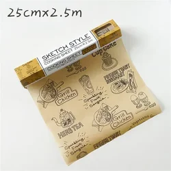 Enhance your Baking with Non-Stick Parchment Paper Roll - Cartoon Design (H)