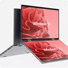Intel N100 CPU Dual Screen Laptop 14"+14 " 2K Touch Screen Notebook 32GB 360 Degree Flip Metal Case 2 in 1 Laptop Computer 6