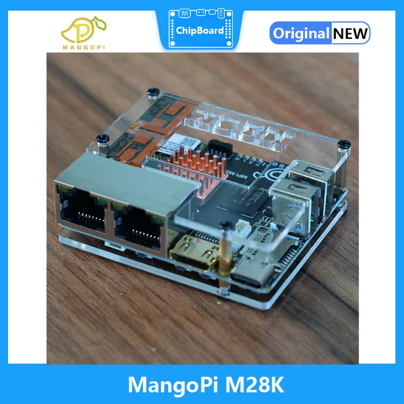MangoPi M28K Board RK3528A High Performance Dual Gigabit WiFi6 Routing Armbian edge computing Box