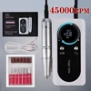 45000RPM Rechargeable Electric Nail Drill Machine With USB Connector Nail Polish Remover Drill Set Manicure Sander Low Noise 1