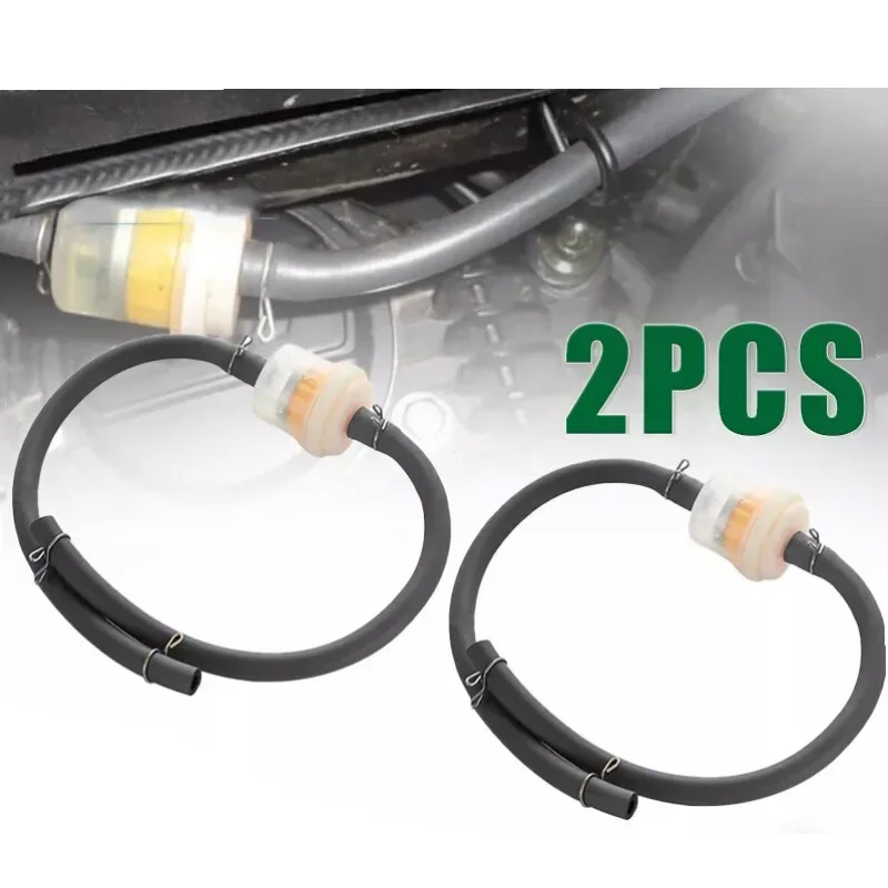 Motorcycle Fuel Filter 2X Motorcycle Inline Fuel Filter Kit 6mm Universal